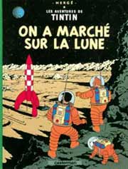 BD Tintin (Les aventures de) - On a march� sur la Lune