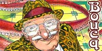 Dessinateur jovial à l'imaginaire délirant, il vous emménera vers des horizons souvent absurdes, parfois très réalistes, toujours superbes.