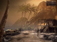 La cabane de Baïna et de sa fille Kolio, soupçonnée du meurtre en début d’aventure.