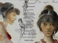 Les crédits de fin proposent des travaux de recherche, dont des superbes croquis et aquarelles de Sokal (ici : Baïna)