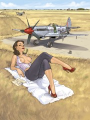 Cliquer pour voir une illustration pin-up