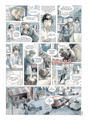 Une planche de la série La Mémoire dans les poches