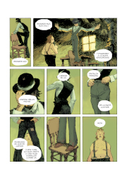 Une planche de la série Le Procès des affamés