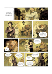 Une planche de la série Le Procès des affamés