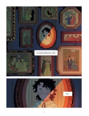Une planche de la série Minuit passé