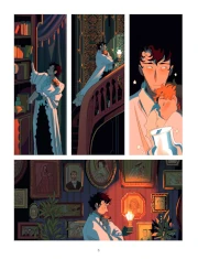 Une planche de la série Minuit passé