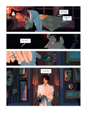Une planche de la série Minuit passé
