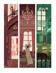 Une planche de la série Minuit passé