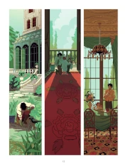Une planche de la série Minuit passé