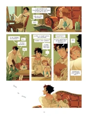 Une planche de la série Minuit passé