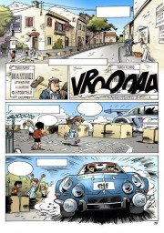 Une planche de La dernière Targa Florio