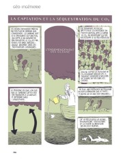 Une planche de la prochaine parution dans la revue dessinée, sur la COP21, réalisée par Sophie Chapelle et Vassant