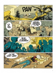 Une planche de L'Homme qui tua Lucky Luke