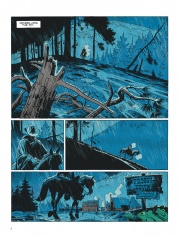 Une planche de L'Homme qui tua Lucky Luke