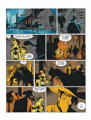 Une planche de L'Homme qui tua Lucky Luke