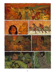 Une planche de La Drôle de vie de Bibow Bradley