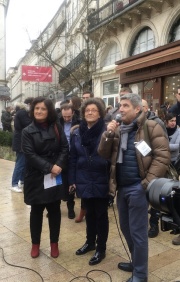 L’ancien animateur Patrice Drevet, vice-président de l’association Hippocampe, présent le vernissage de l’expo