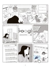 Une planche de La Fille dans l'écran