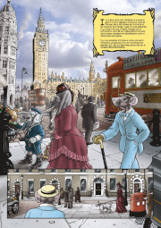 Une planche du tome 2 de Grandville