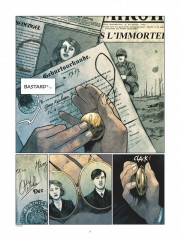 Une planche de la série Visages - Ceux que nous sommes
