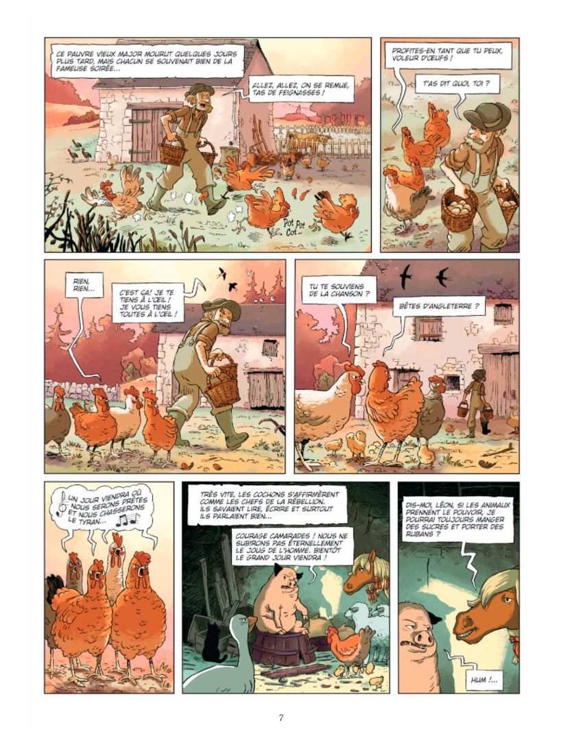 La Ferme des Animaux : l'oeuvre culte de George Orwell adaptée en roman  graphique